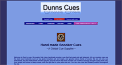 Desktop Screenshot of dunns-cues.com